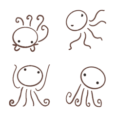Kawaii jellyfish emoji10