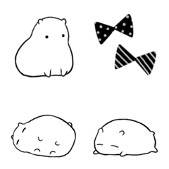 white hamster emoji6