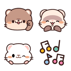 Daily sticker of cute otter (emoji)