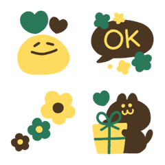 3 colors simple emoji part 2