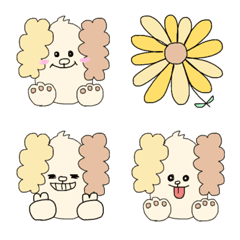 Pastel animal Emoji (dog)