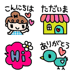 (Various emoji 273adult cute simple)