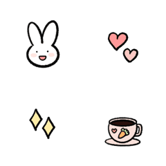 Kawaii usagi emojii