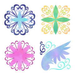 幾何学模様 vol.6 トロピカルカラー