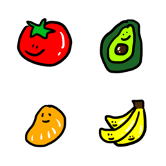 야채、과일
