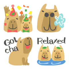 Calm Capybara *Emoji