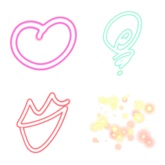 Neon_symbol_&_Glitter_Emoji