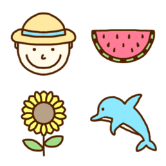 Emoji for summer by Maruzono