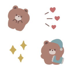 Smoky colored bear Emoji