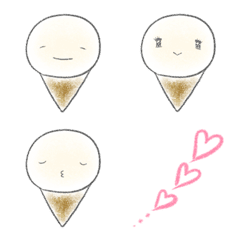 Vanilla ice cream_Emoji