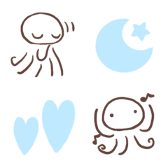 Kawaii jellyfish emoji11