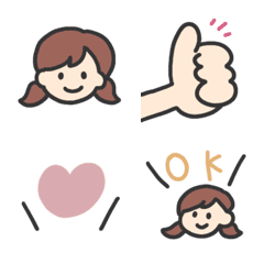 Simple two Girl emoji