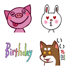 毎日使える♡可愛い動物たちの絵文字