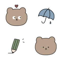 bear emoji ✩.˚