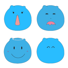 Blue monster's mission-Emoji