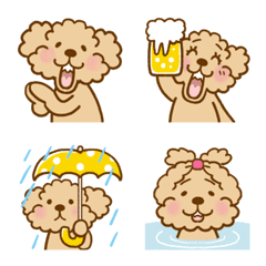Putaro the Poodle Daily Emoji