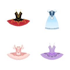 Variation Costumes / Ballet Emoji