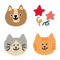 Oil painting cute stickers