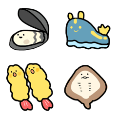 Sea creature emoji. Sometimes cooked