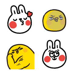 Lazy Rabbit & Mr. Chu: Animated Emoji