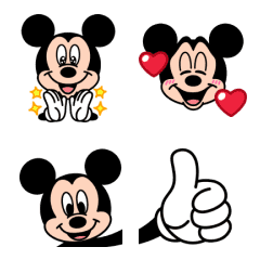 Emotikon Animasi Mickey Mouse