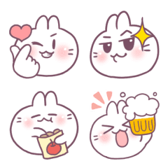Emotikon Animasi BossTwo: Cute Rabbit