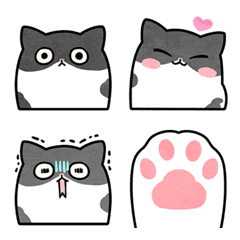 Cool Tuxedo Cat Emoji