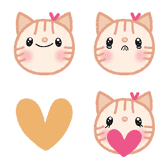heart cat emoji @mochi-kome