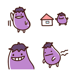 Eggplants everyday emoji