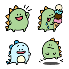 Cute dinosaur emoji(3)