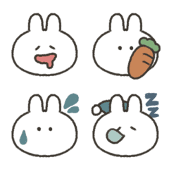 Simple rabbit and carrot