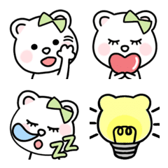 Simple and cute Polar bear Emoji