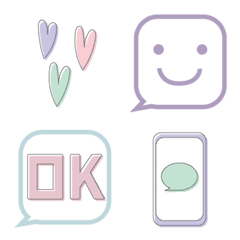 cute useful pastel color Emoji