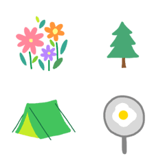 露營大自然小插圖