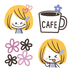 Natural GIRL  Honwaka Emoji