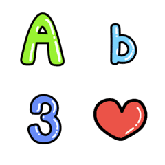 ABC Alphabet cute emoji