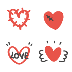 Emoji heartheart mini