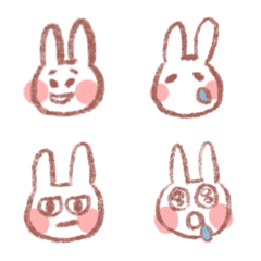 兔兔日常表情貼 Rabbit Emoji