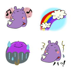 The rhino emoji