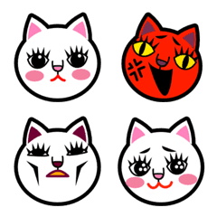 少しかわいい白猫 Line絵文字 Line Store