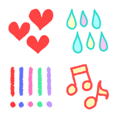 Hearts and usable symbol pictograms 2