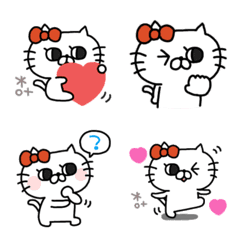 cute  cat  cat Emoji #4