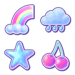 Shiny Cute Emoji