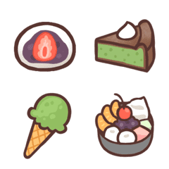 Japanese Sweets Emoji created by Suu