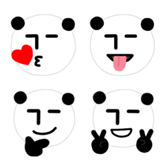 Expressionless panda RK Emoji11
