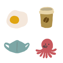 Soft Emoji with smoky and pale colour
