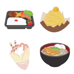 和食、日本の食べ物 絵文字 Vol.2