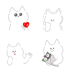 White cat 2 (emoji)