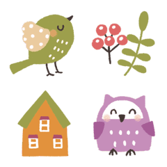 Scandinavian Little bird's daily Emoji
