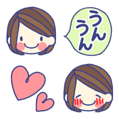girl's cute Emoji